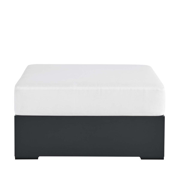 Modway Tahoe Metal Outdoor Ottoman | Wayfair